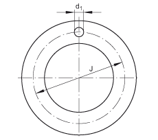 推力墊圈 EGW12-E40-B, 推力墊圈，免維護，帶銅襯