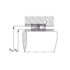 圓柱滾子軸承 NNU4924-S-M-P5-C3, 浮動軸承，雙列，可分離，帶保持架